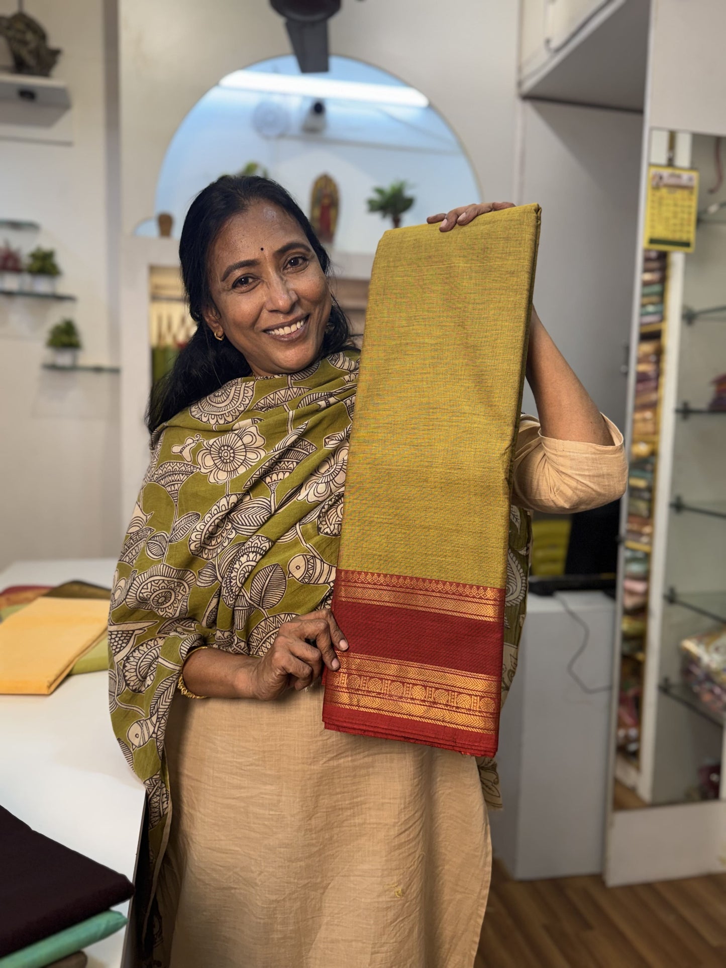 MehendiGreen Chettinad Cotton