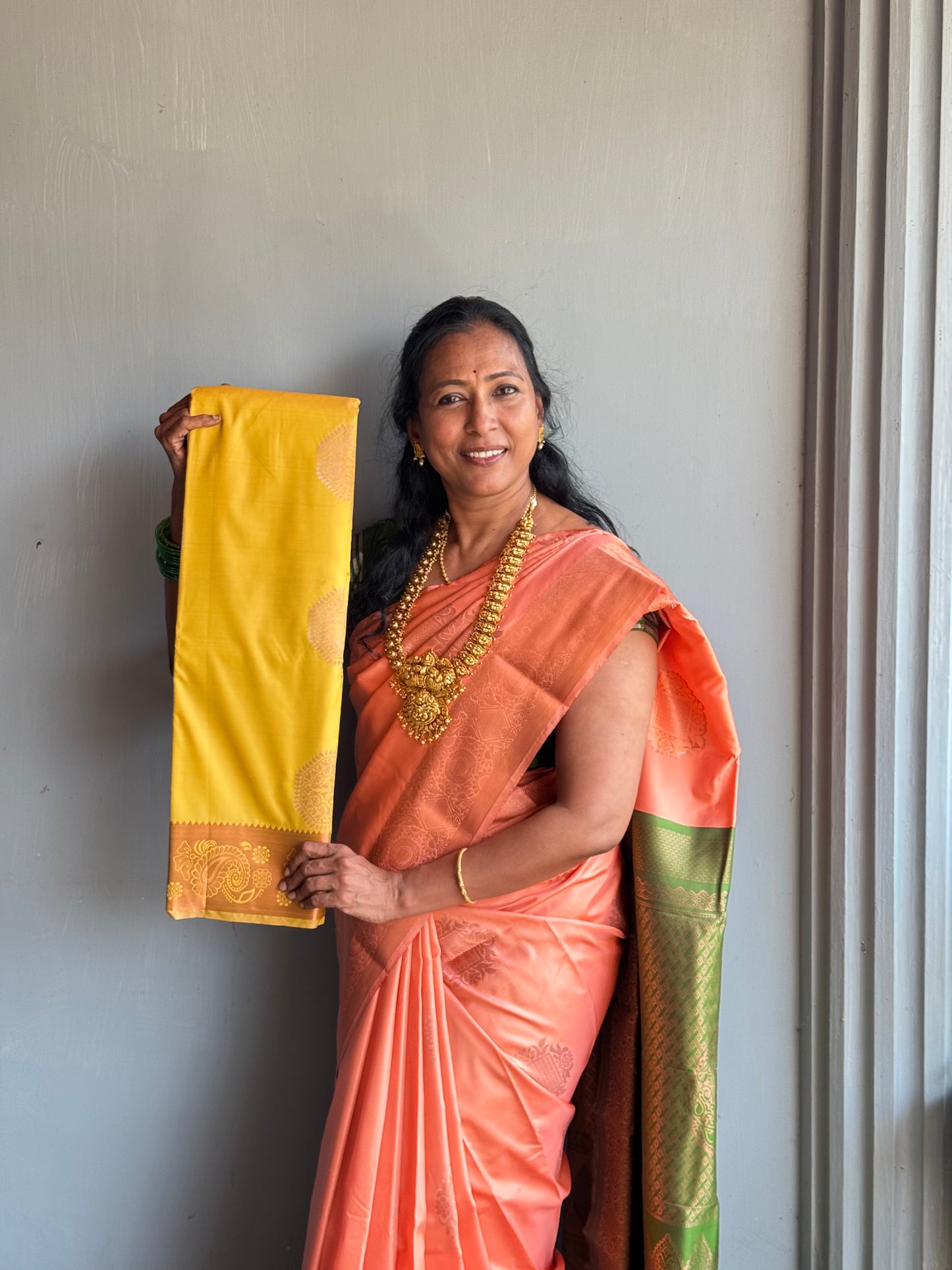 Yellow Soft Silk Saree