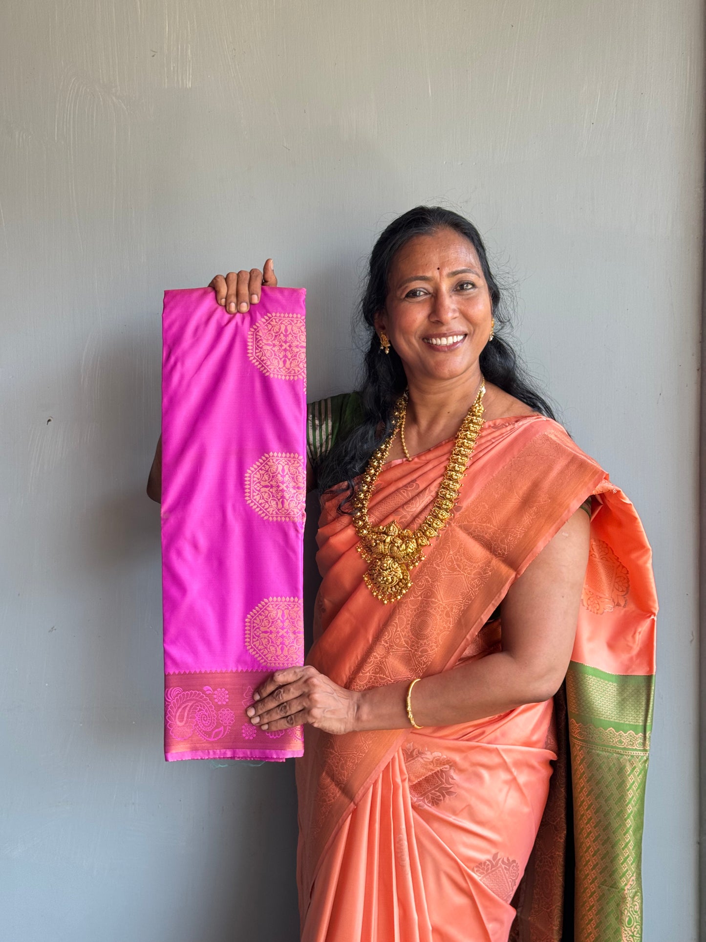 Pink Soft Silk Saree