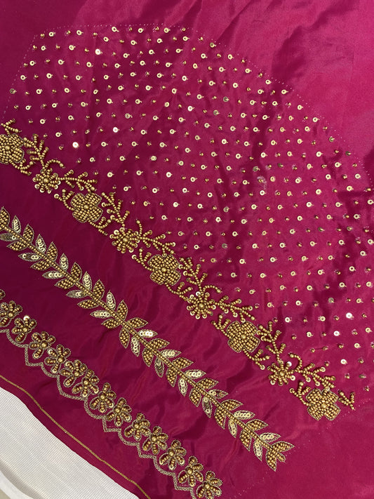 Pink Hand Work Blouse