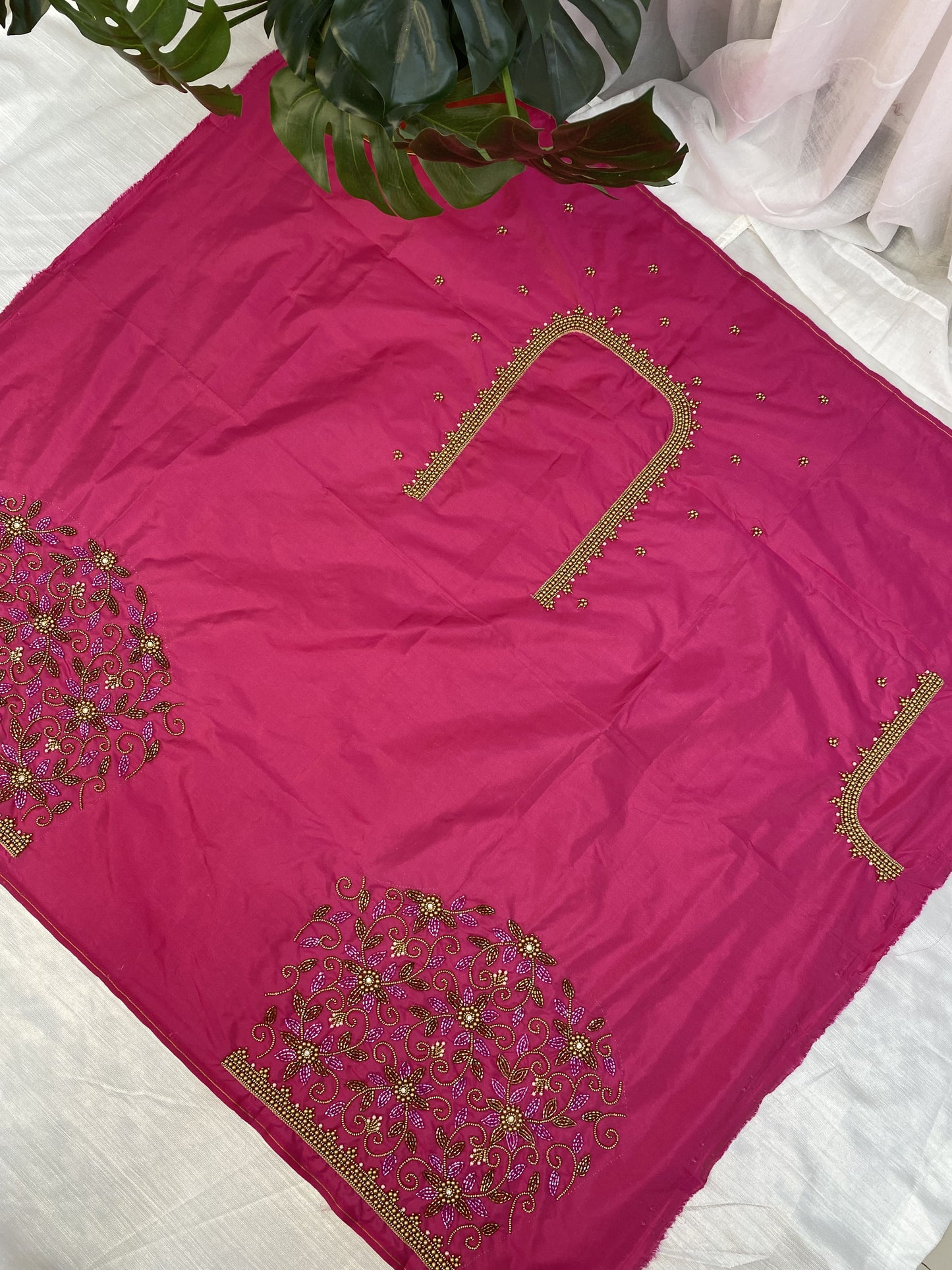 Pink Hand Work Blouse