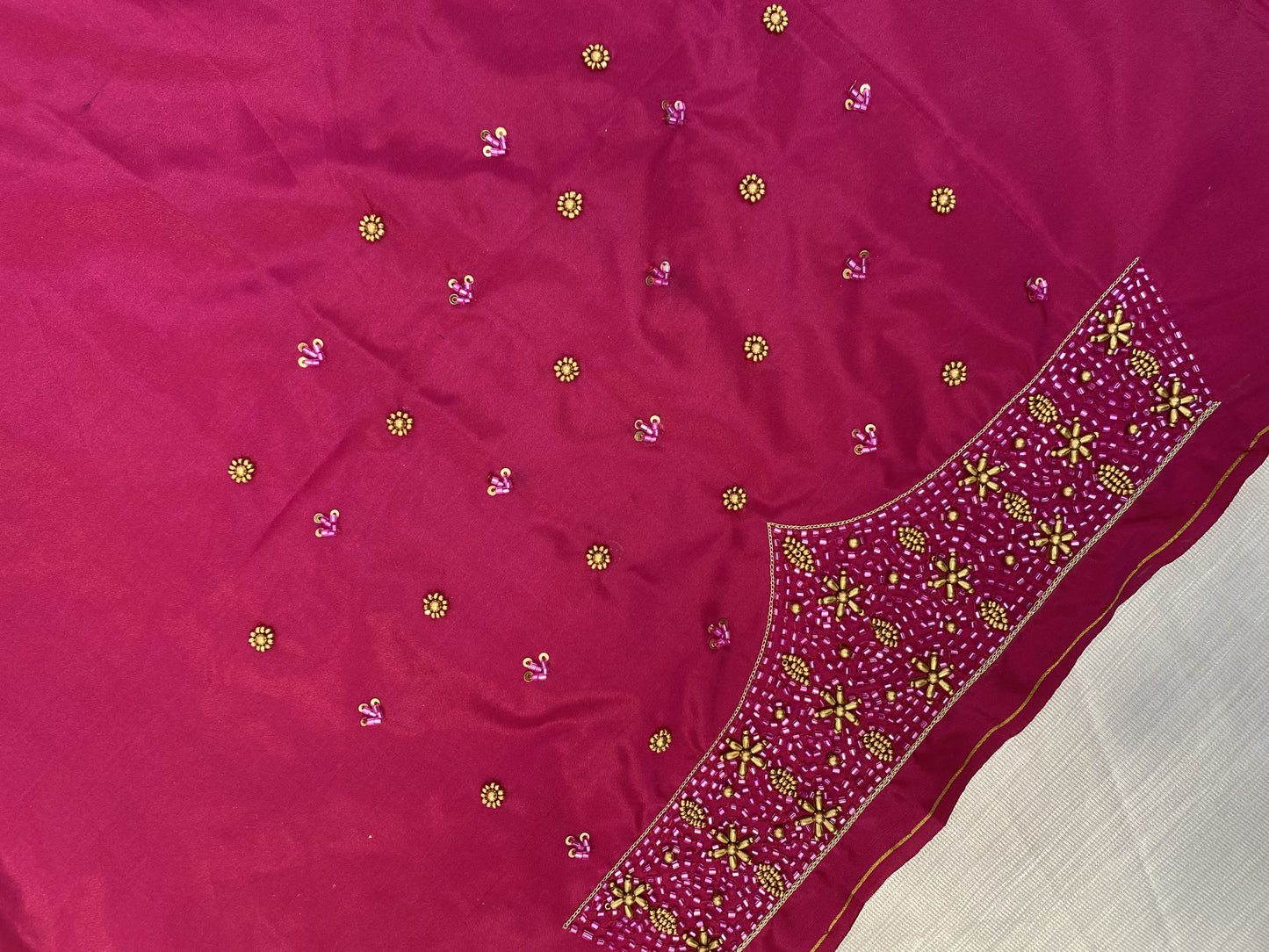 Pink Hand Work Blouse