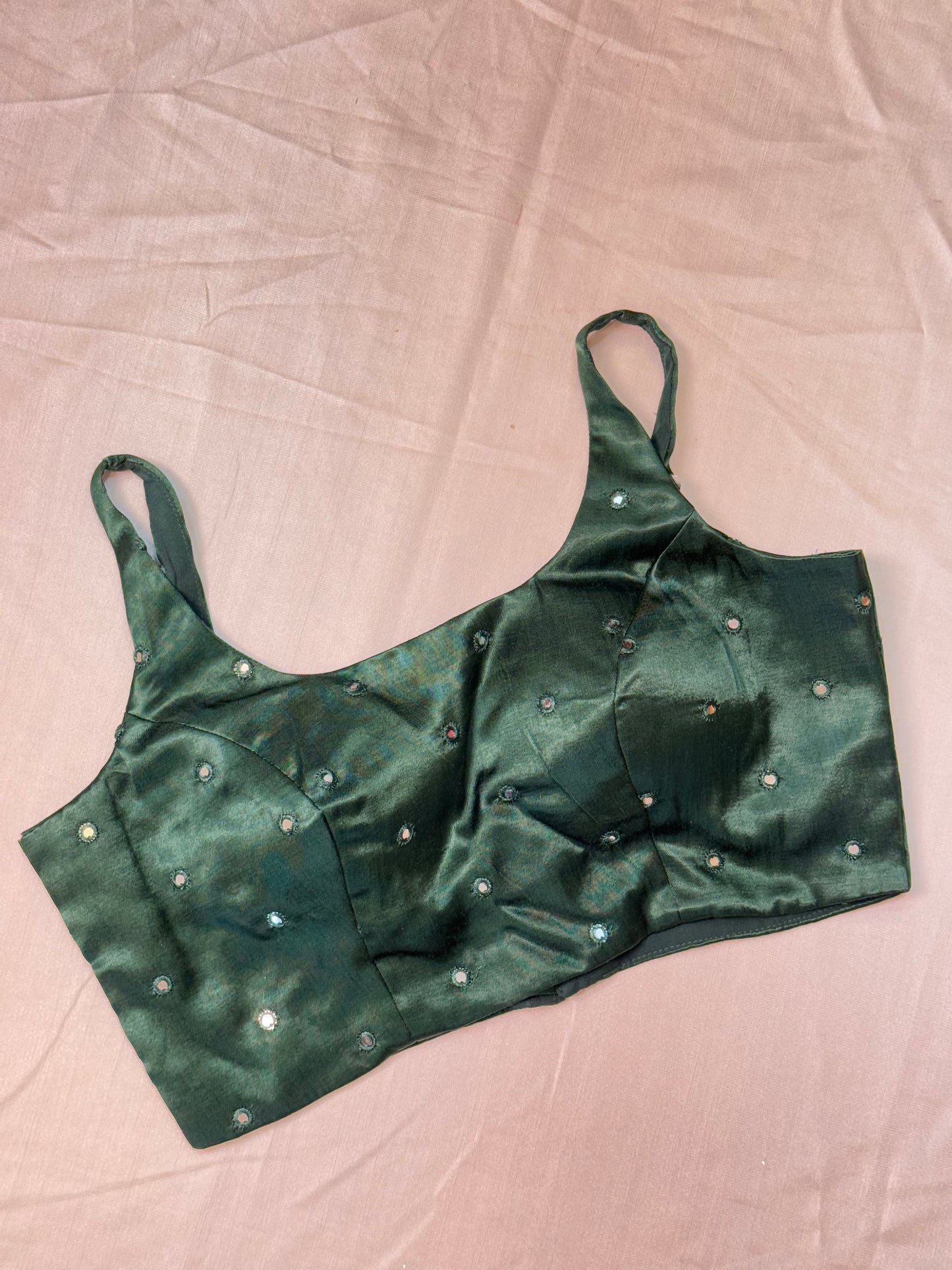 Dark Green Ready to Wear Blouse