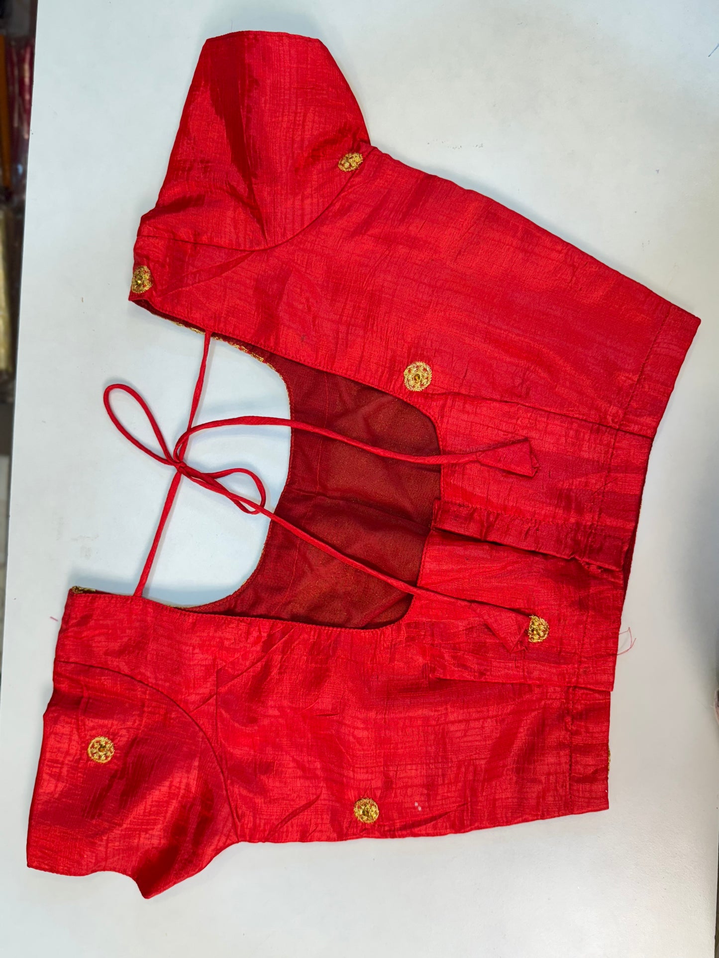 Red Ready to Wear Blouse