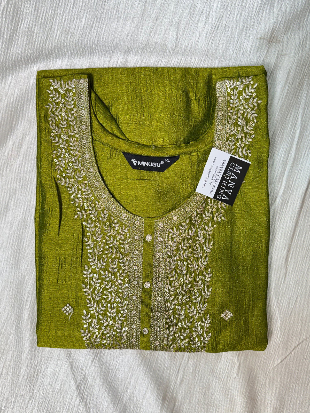 Mehendi Green Kurthi