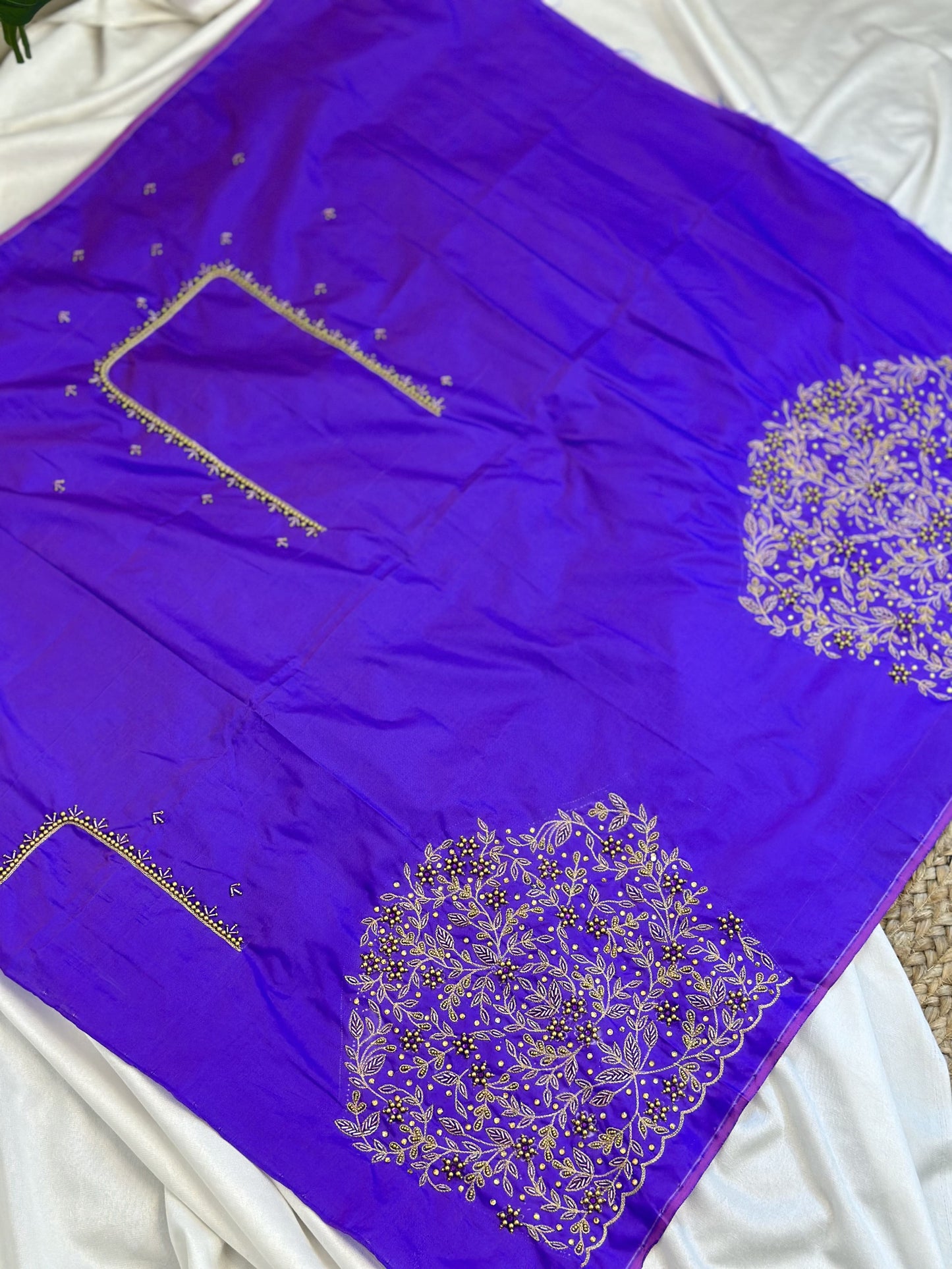 Violet Hand Work Blouse