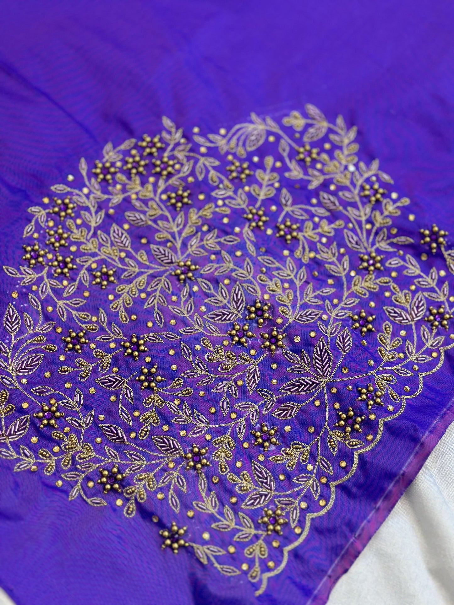 Violet Hand Work Blouse