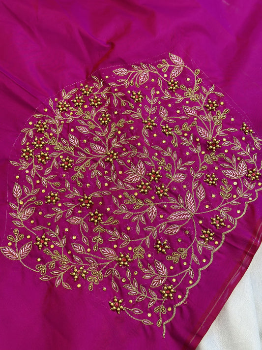 Pink Hand Work Blouse