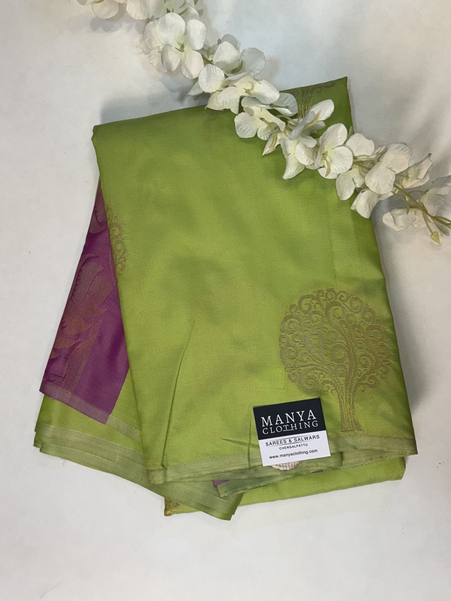 Light Green Soft Silk Saree