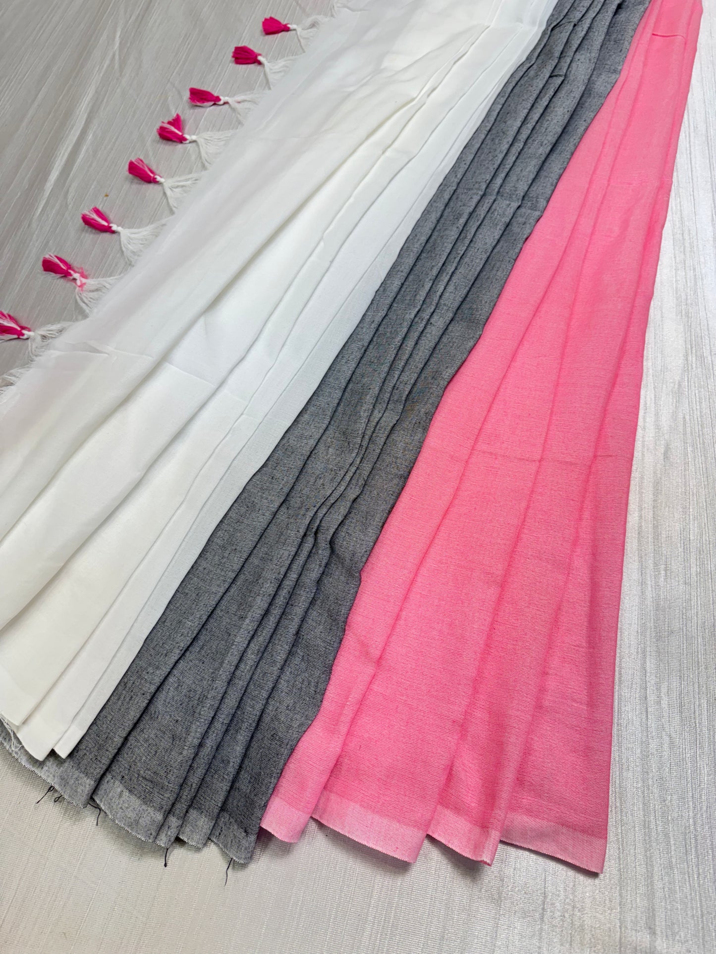 TRIPLE SHADED SAREE.