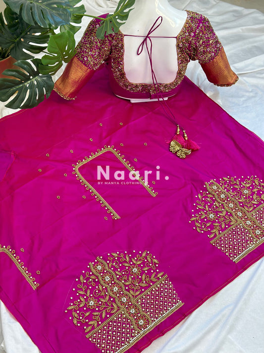 Pink Hand Work Blouse