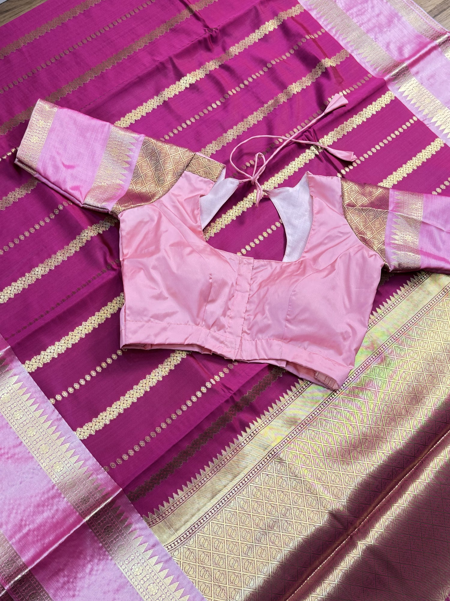 MANYA - SAREES WITH STITCHED BLOUSE