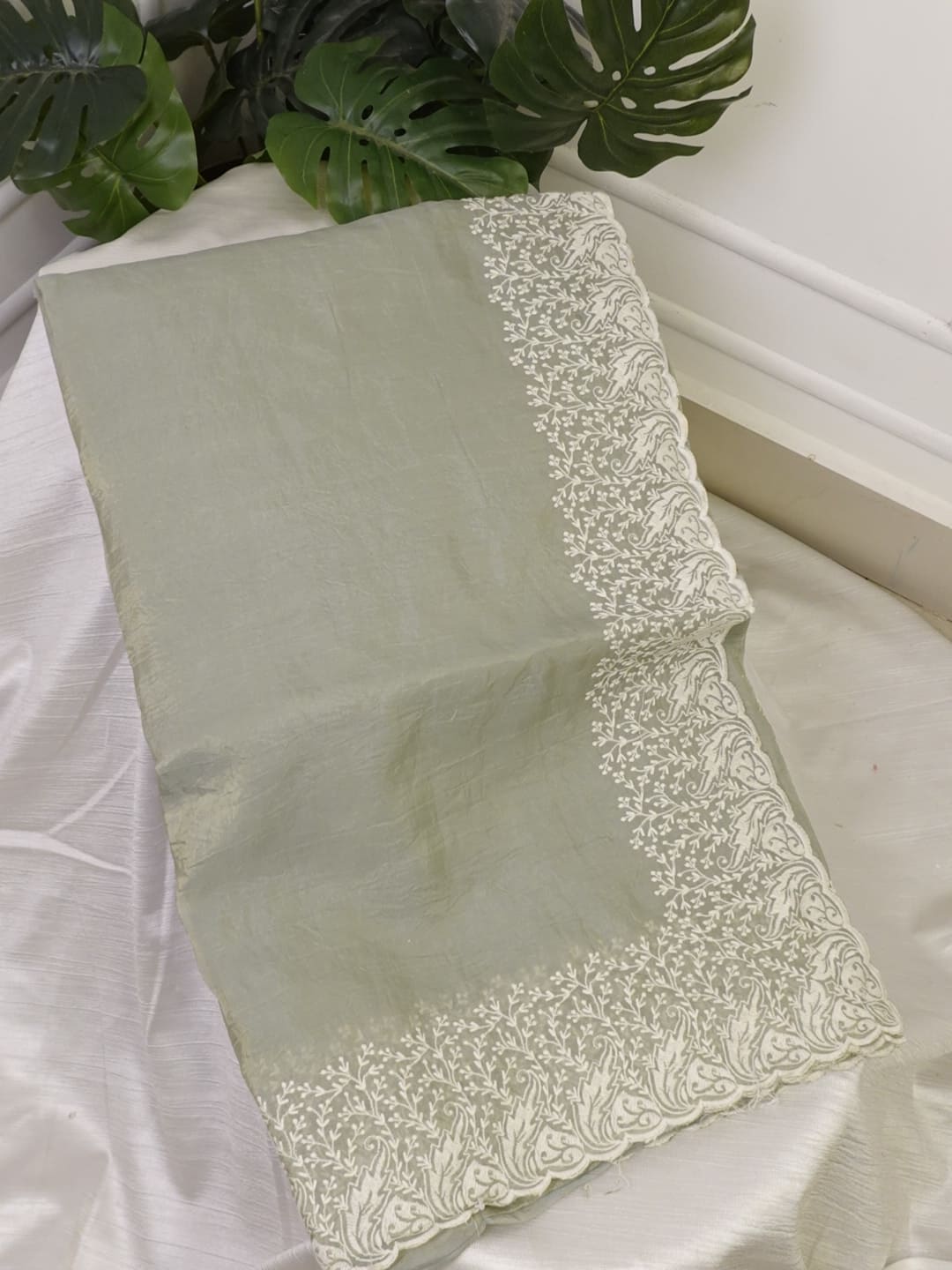 Light Green Jimichoo Saree