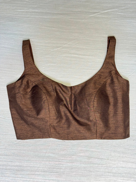 Choco Brown Ready to Wear  Blouse