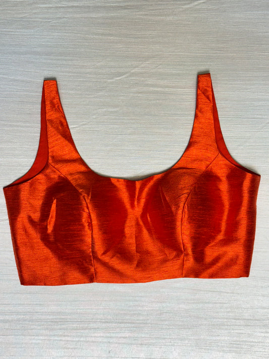 Orange Ready to Wear  Blouse