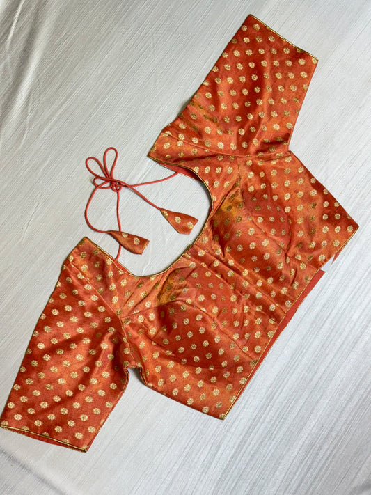 Orange Ready to Wear  Blouse