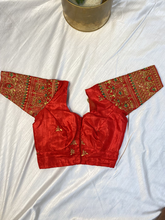 Red Ready to Wear Blouse