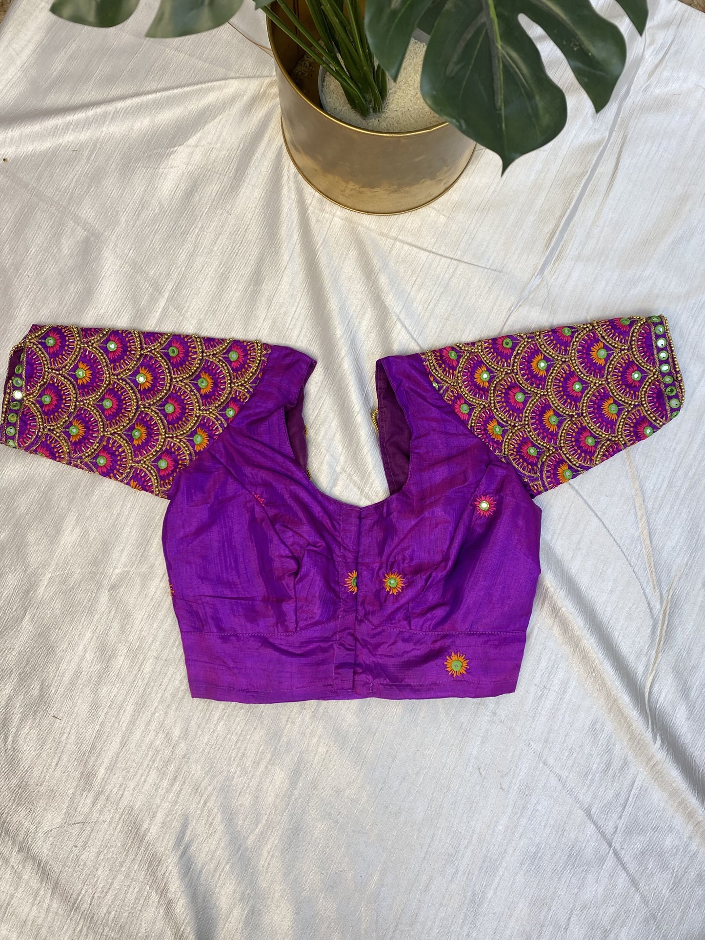 Purple Ready to Wear Blouse