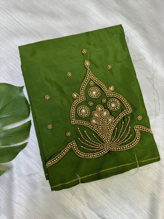 Green Hand Work Blouse