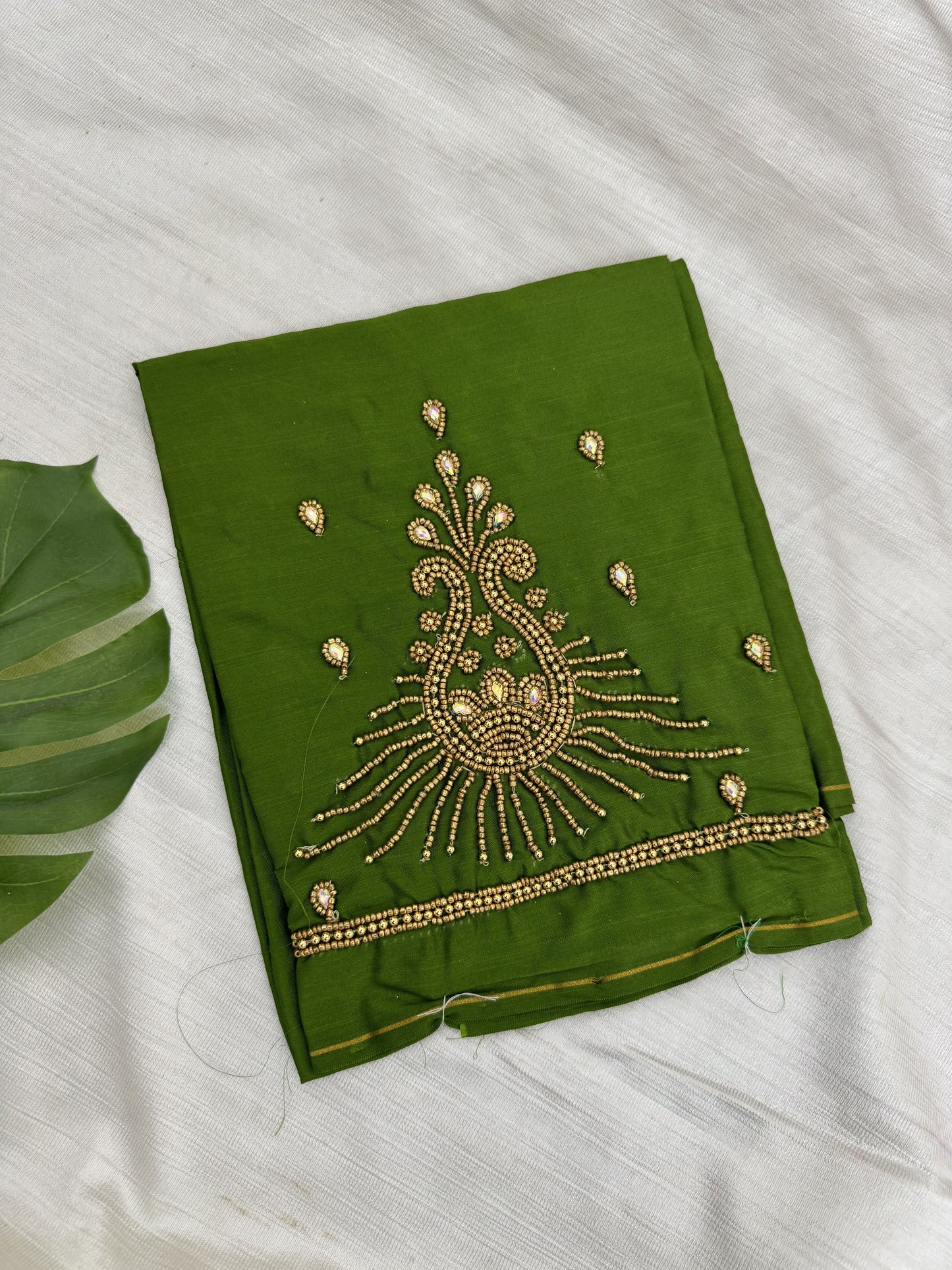 Green Hand Work Blouse