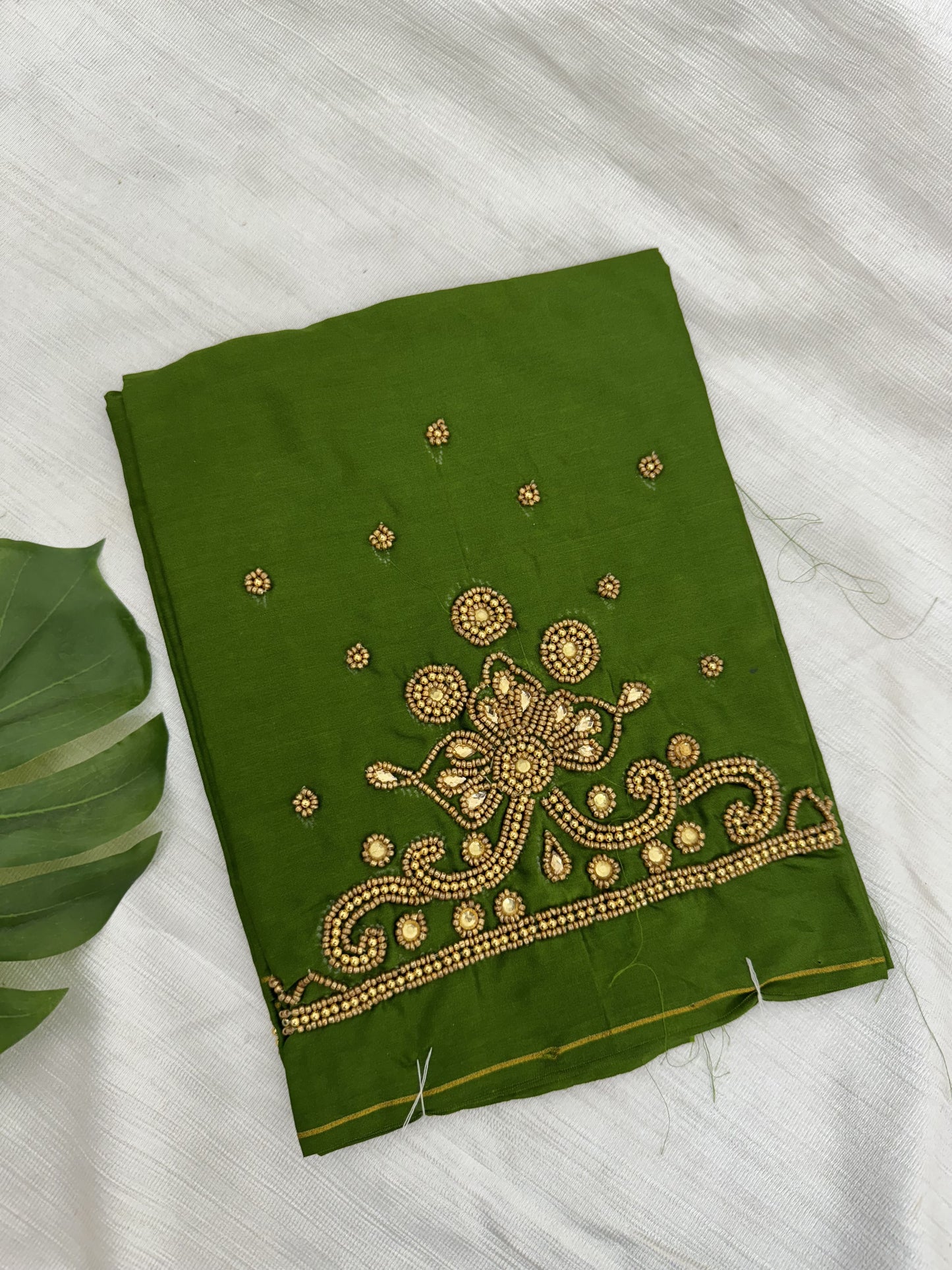 Green Hand Work Blouse