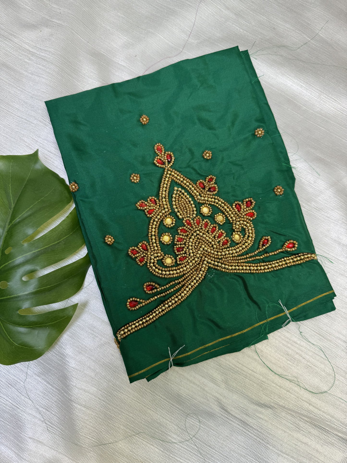 Green Hand Work Blouse