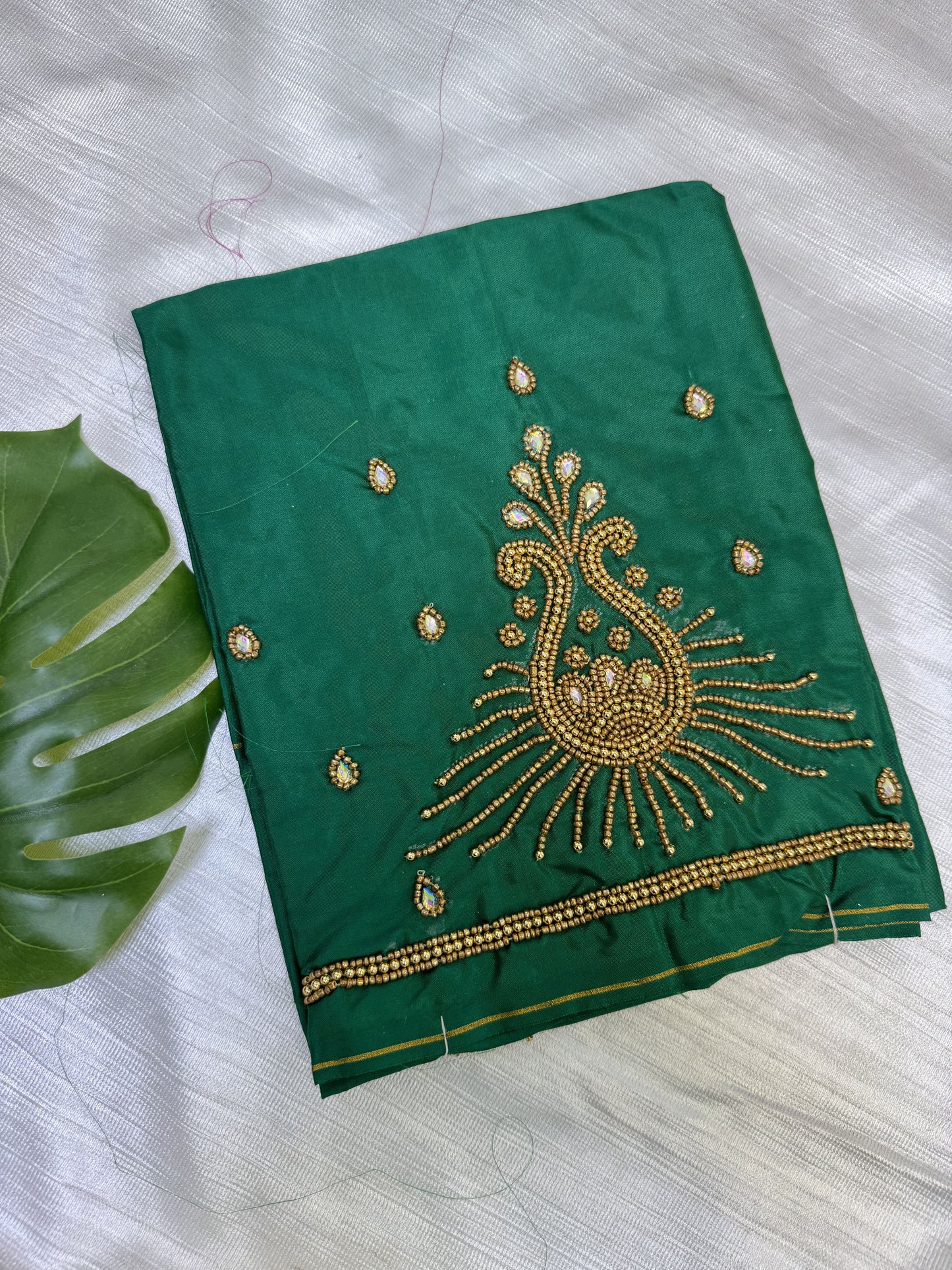 Green Hand Work Blouse