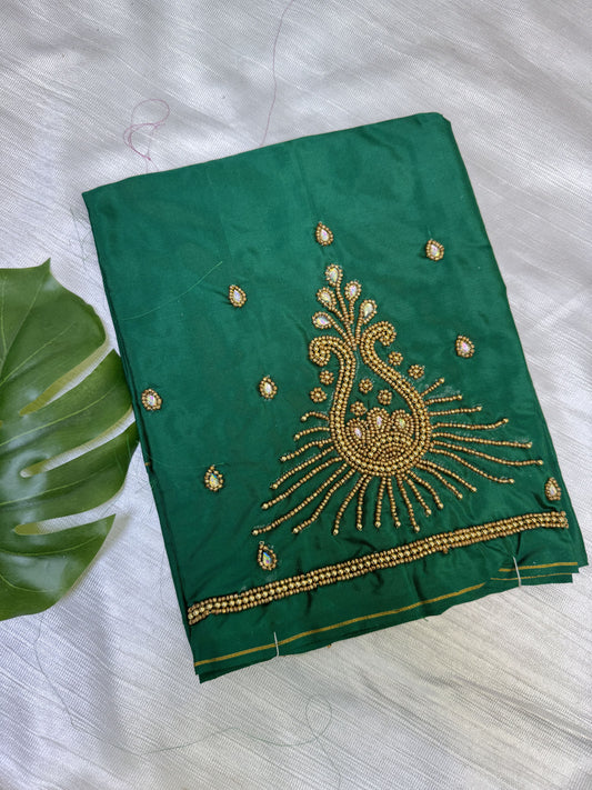 Green Hand Work Blouse