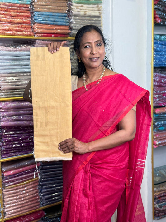 Sandal Silk Cotton Saree