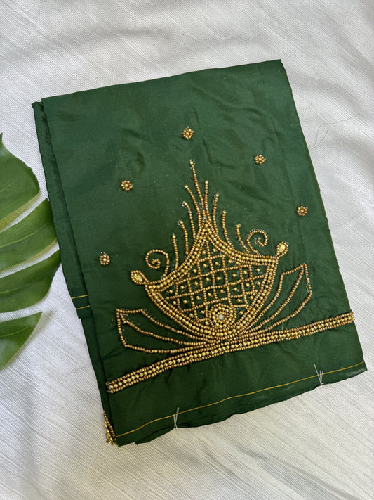 Green Hand Work Blouse