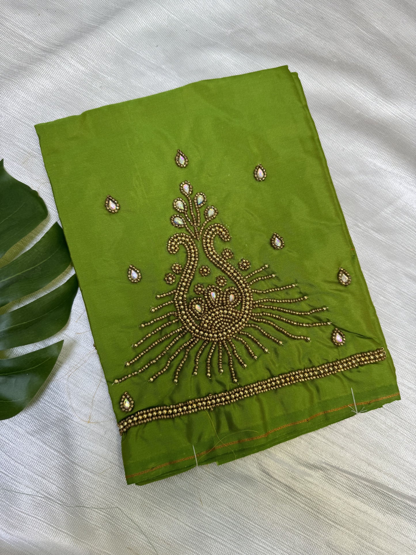 Light Green Hand Work Blouse