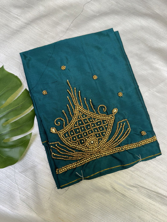 Rama Green Hand Work Blouse