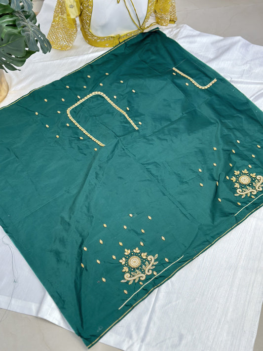 Green Hand Work Blouse