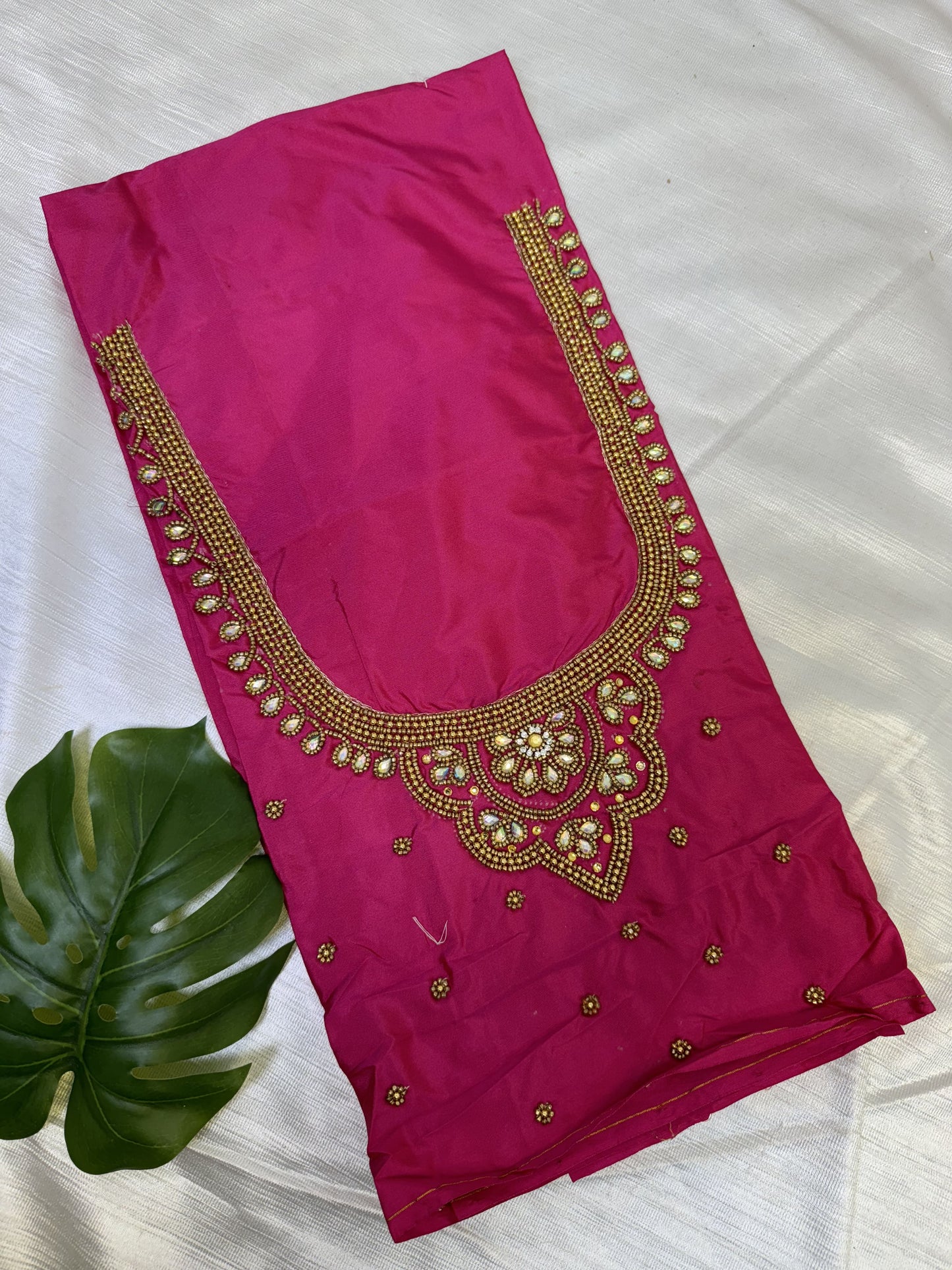 Pink Hand Work Blouse