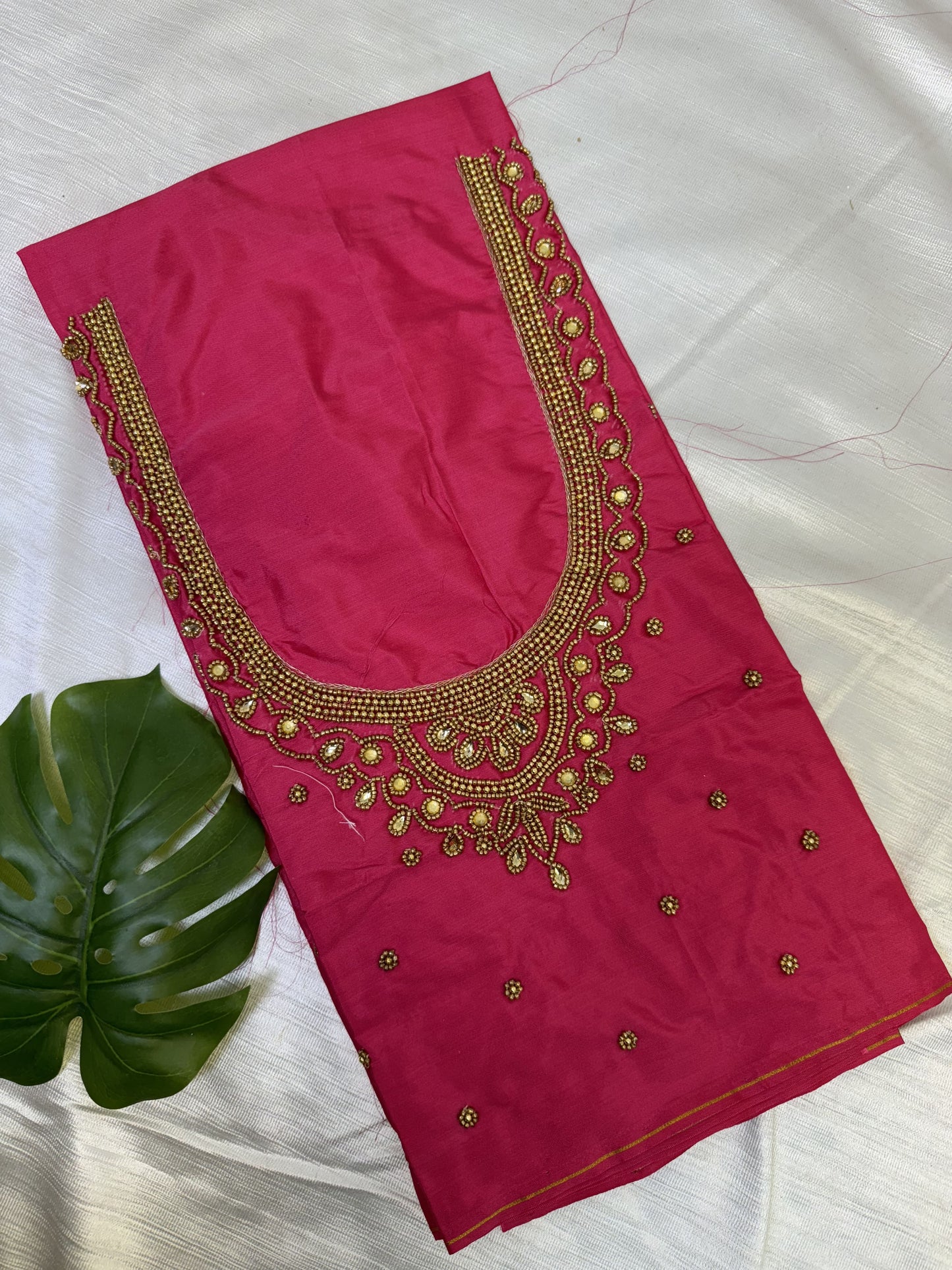 Pink Hand Work Blouse