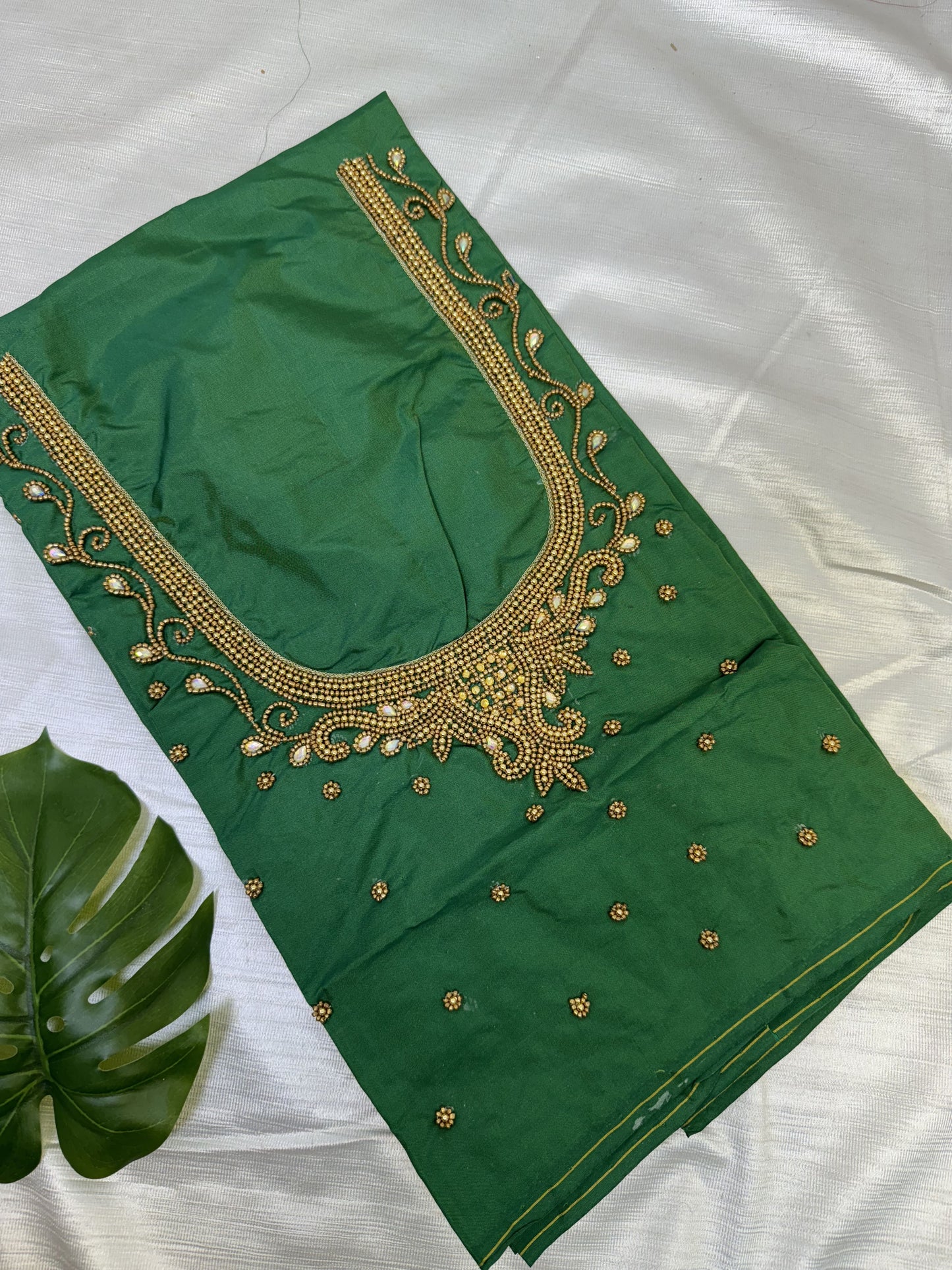 Green Hand Work Blouse