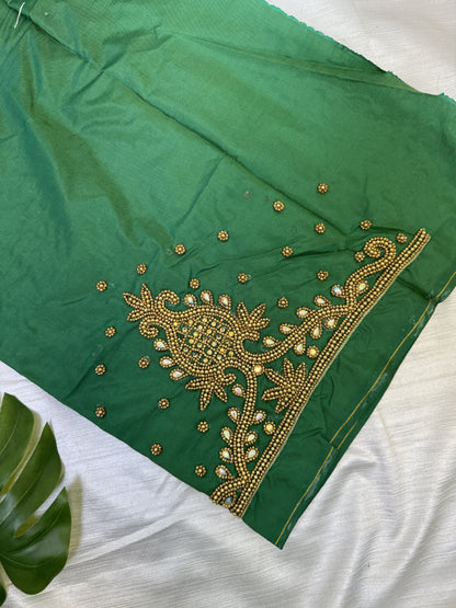 Green Hand Work Blouse