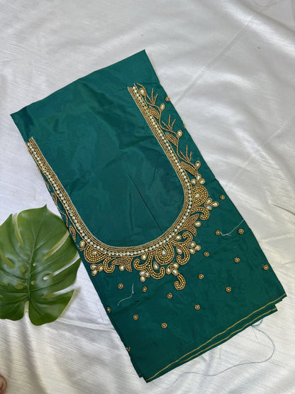 Green Hand Work Blouse