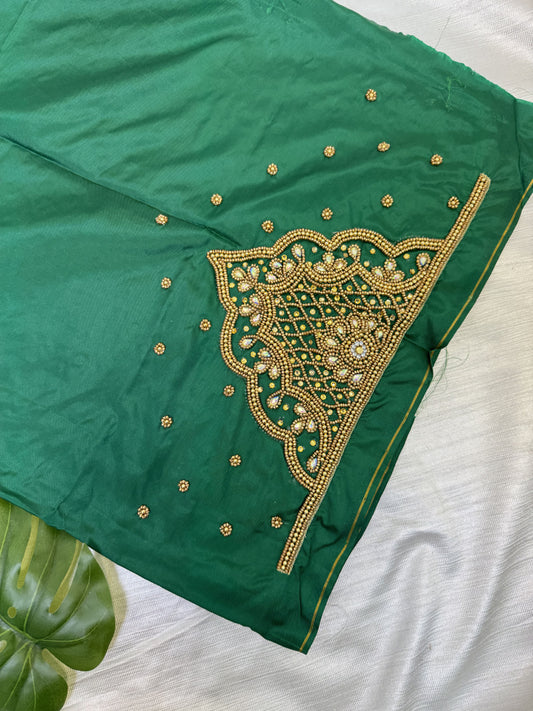 Green Hand Work Blouse