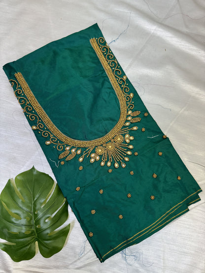 Green Hand Work Blouse