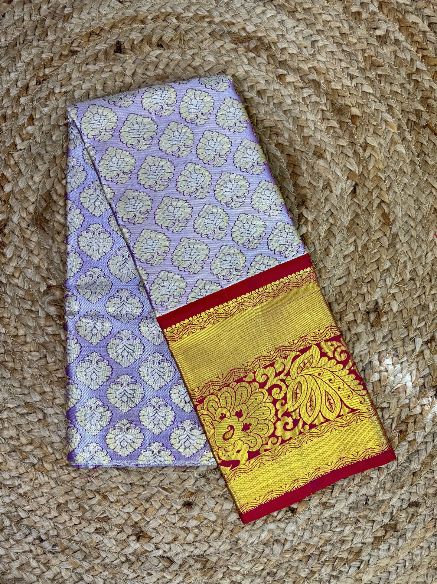 Light Purple Pattu Pavadai Sattai