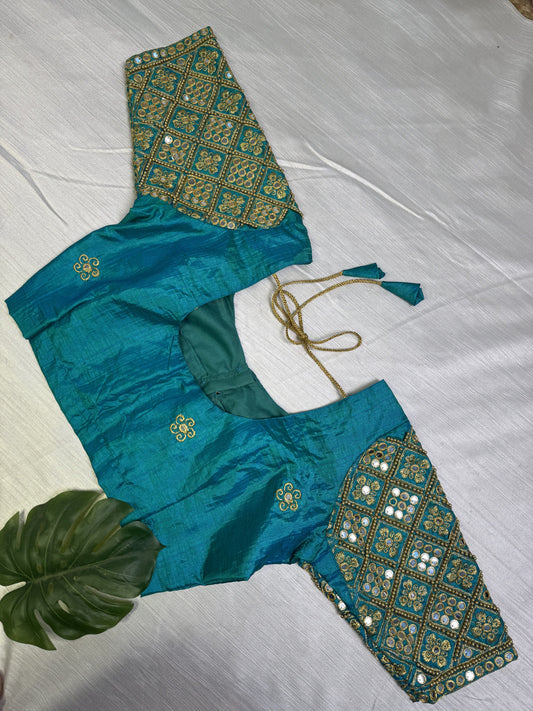 Rama Green Ready to Wear Blouse