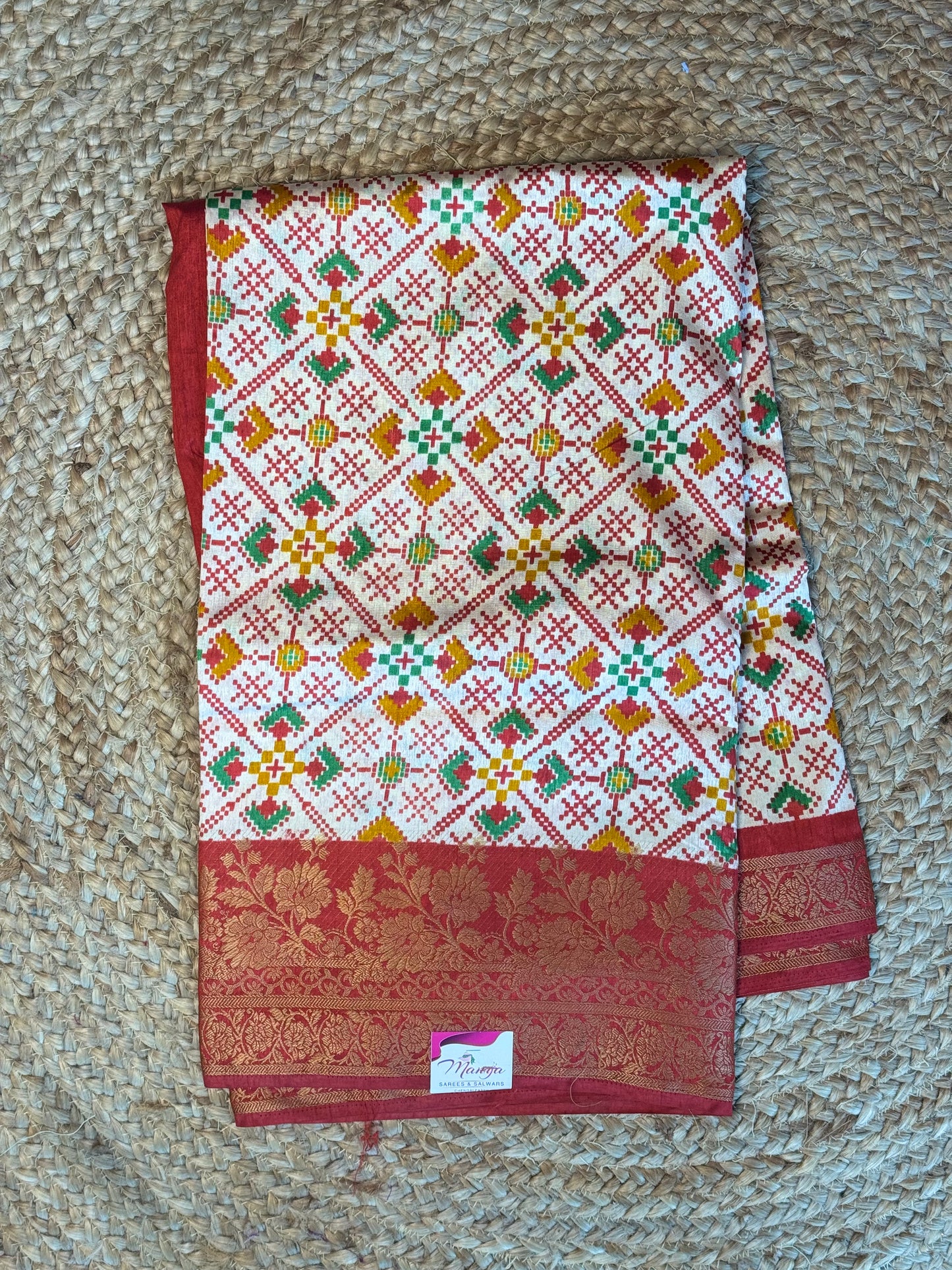 Red Warm Silk Saree.
