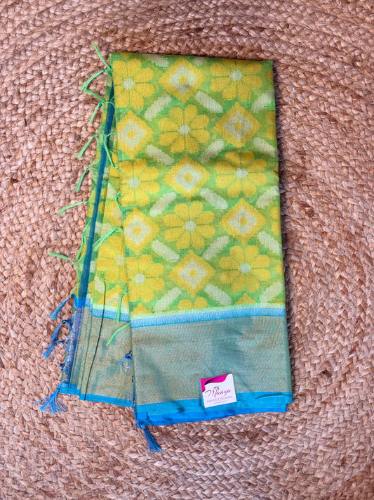 Light Green Warm Silk Saree.