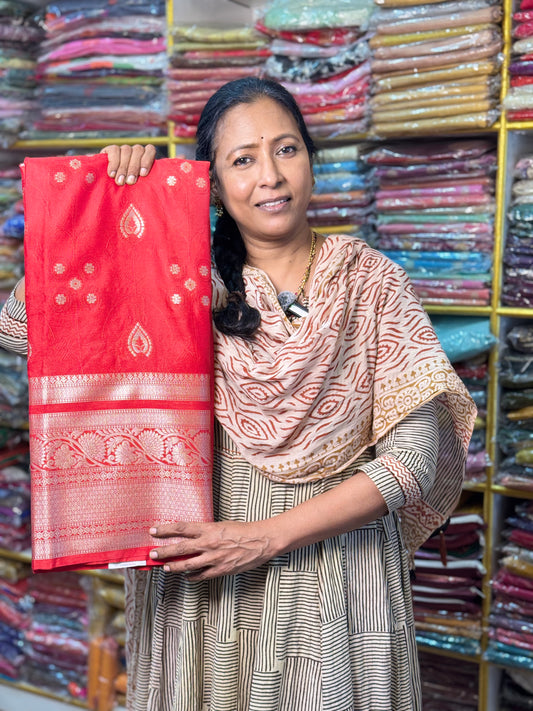 Red Warm Silk Saree