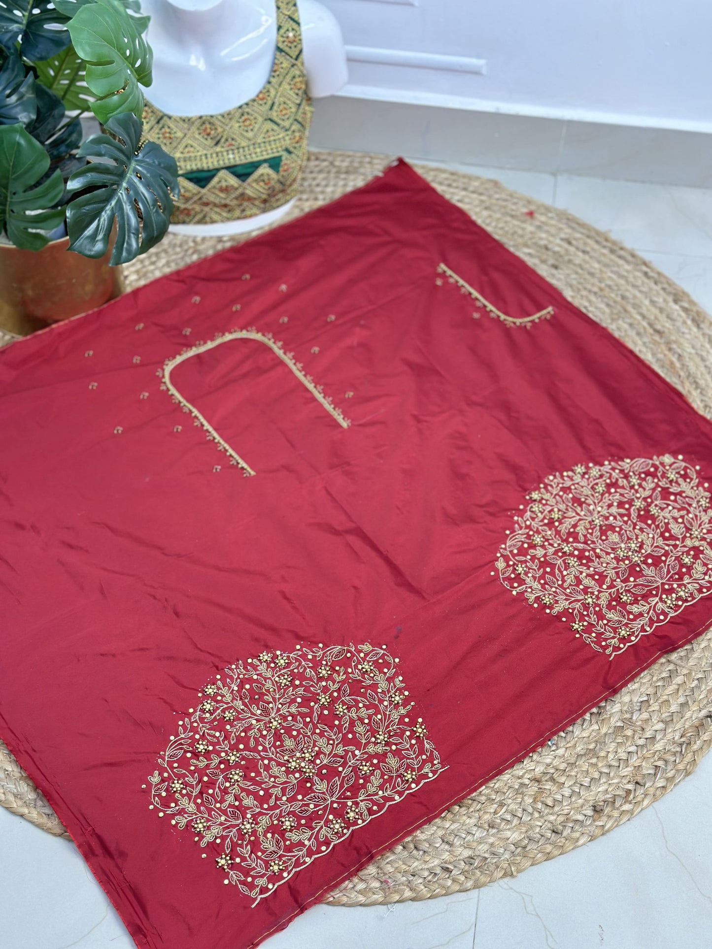 Meroon Hand Work Blouse