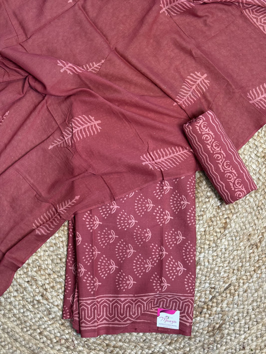 Dark Onion Pink Unstitched Salwar Suit