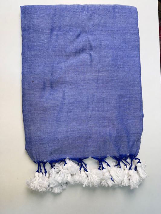 Lavender Khadi Cotton Saree