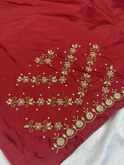 Meroon Hand Work Blouse