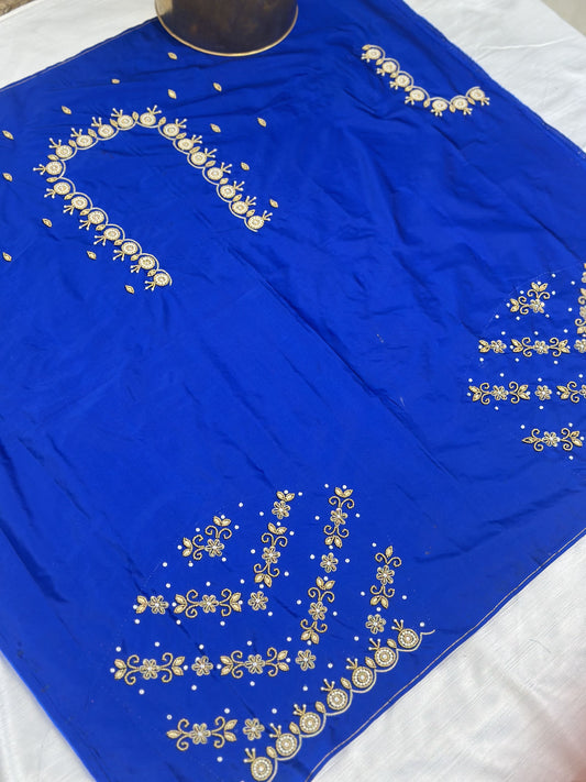 Blue Hand Work Blouse